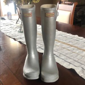 Silver Hunter Boots